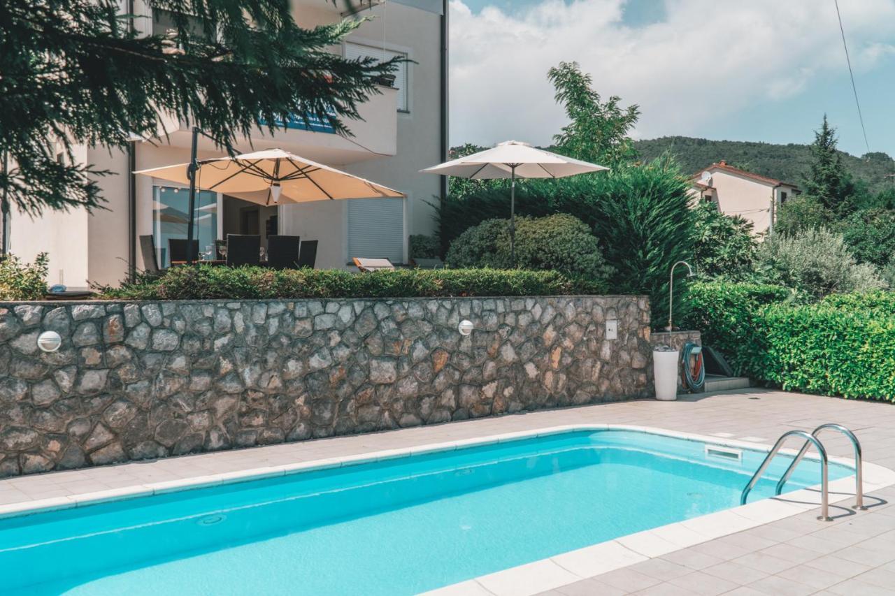 Panoramic Apartment Sea View And Pool Opatija Ičići Extérieur photo
